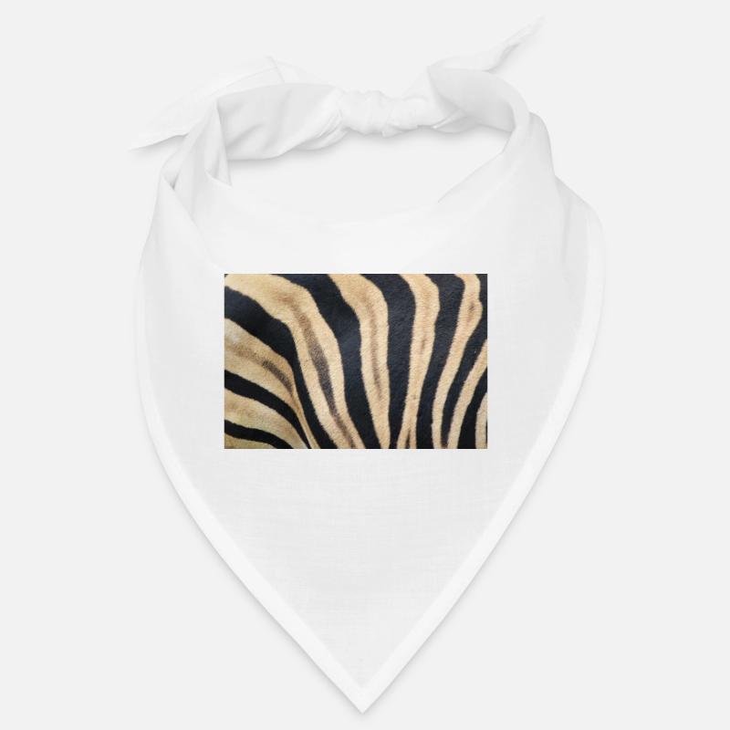 Zebra (auf Deutsch Zebra oder Zebras) Hippotigris - Bandana - Weiß