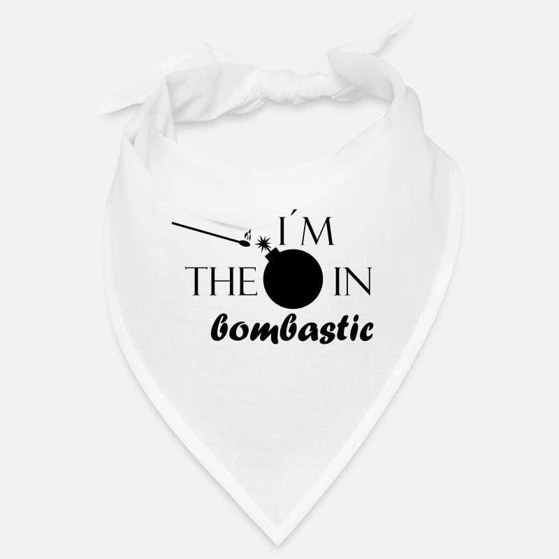 Bombe en Bombastic - image avec lettrage Bandana