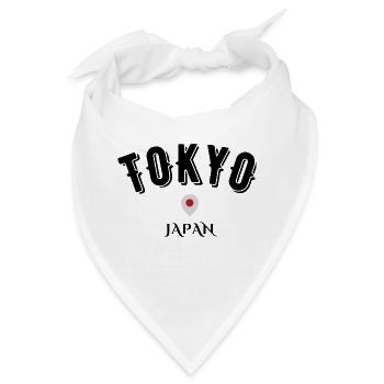 Tokio Japan - Bandana - Weiß - Vorne