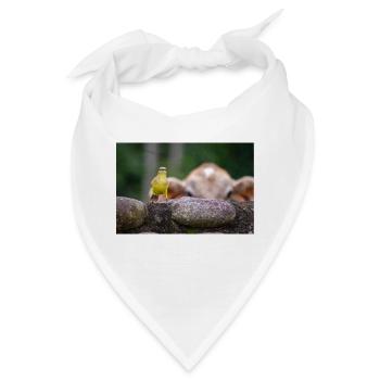 Der Vogel und das Kalb - Bandana - Weiß - Vorne