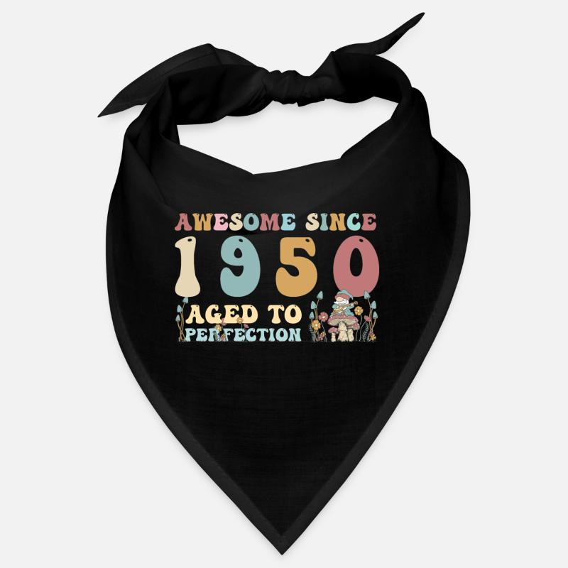 Awesome since 1950 - 73rd Birthday - 2023 Groovy Bandana