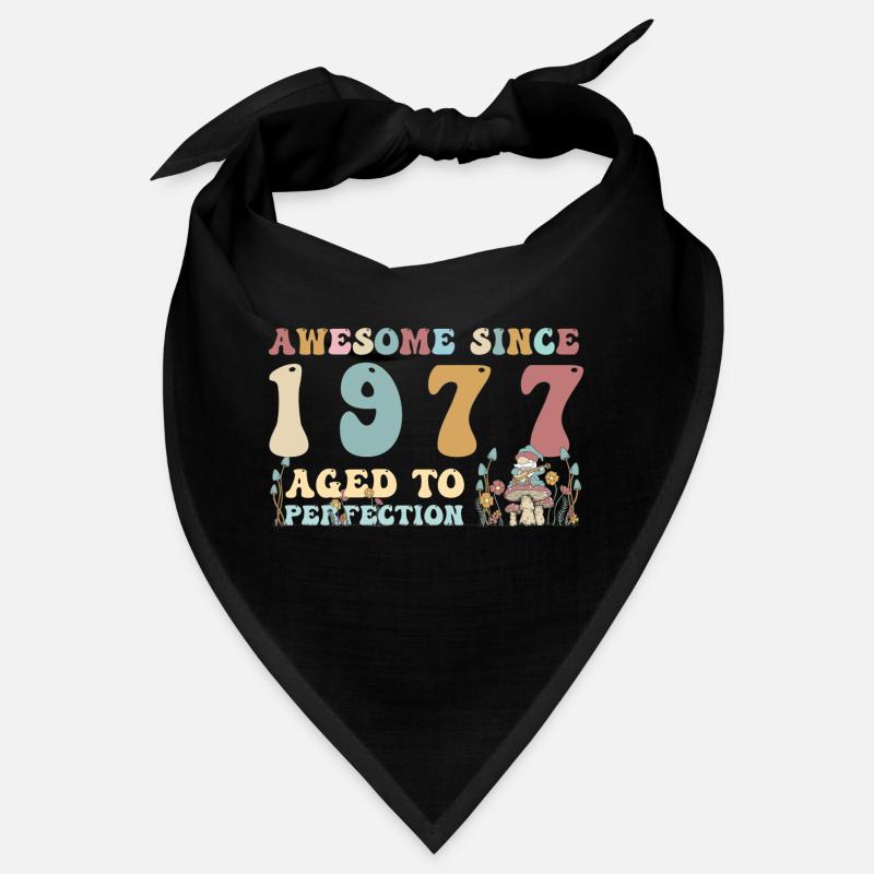Awesome since 1977 - 46th Birthday - 2023 Groovy Bandana
