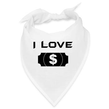 Bitcoin Trading Crypto Aktien - Bandana - Weiß - Vorne