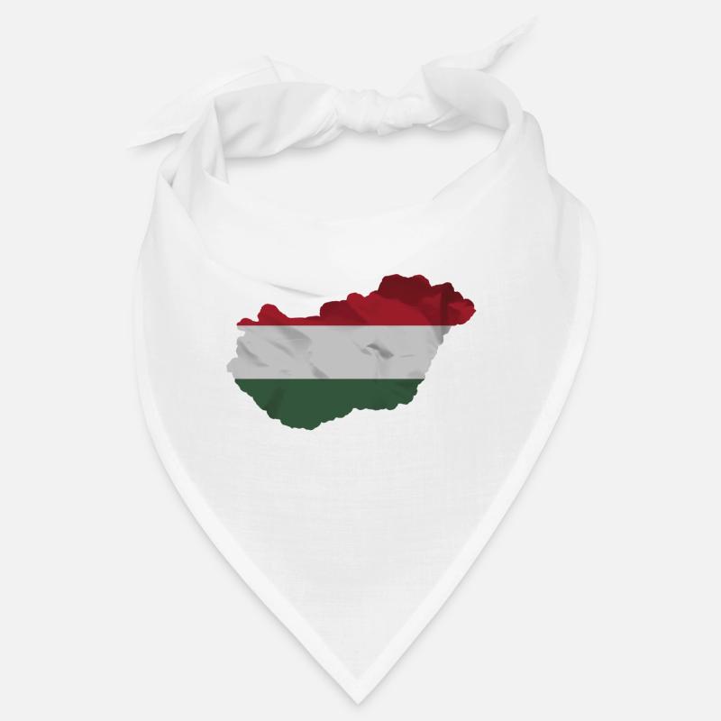 Drapeau de la Hongrie en forme de pays Bandana
