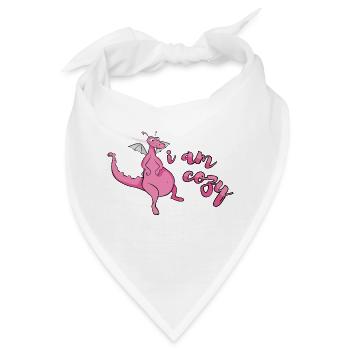 cozy dragon - Bandana - Weiß - Vorne