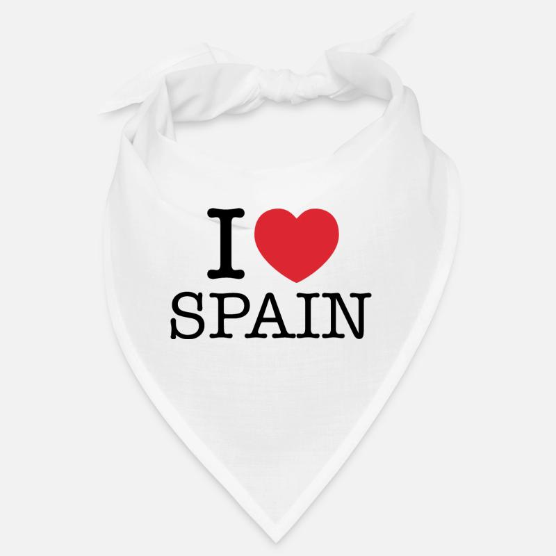 Ich liebe Spanien | Ich liebe España | I Herz Spanien Bandana