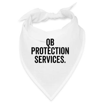 QB Protection Services - Bandana - Weiß - Vorne