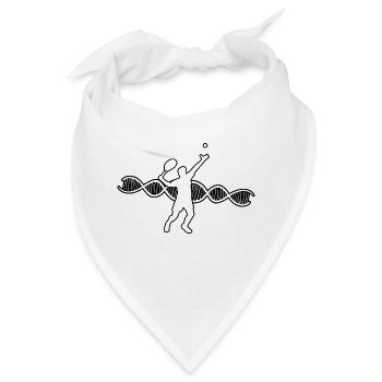 Tennisspieler Tennis Tennisverein Tennisliebhaber - Bandana - Weiß - Vorne