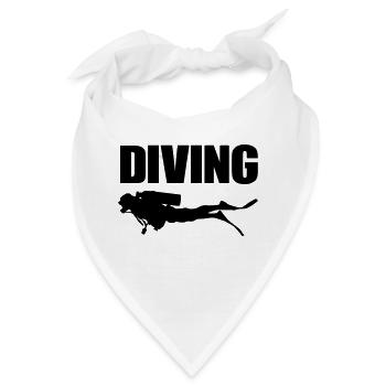 Diving - Bandana - Weiß - Vorne