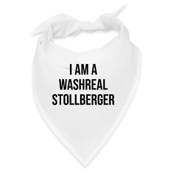 Ich bin ein Waschechter Stollberger - Bandana - Weiß - Vorne