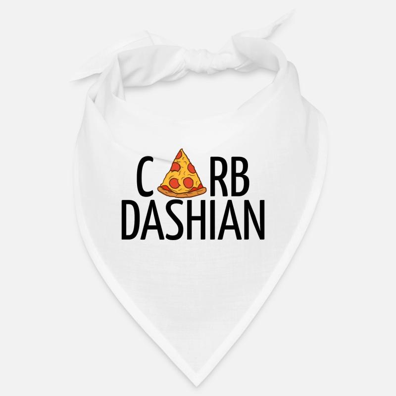 Carbdashian (schwarzer Text) Bandana