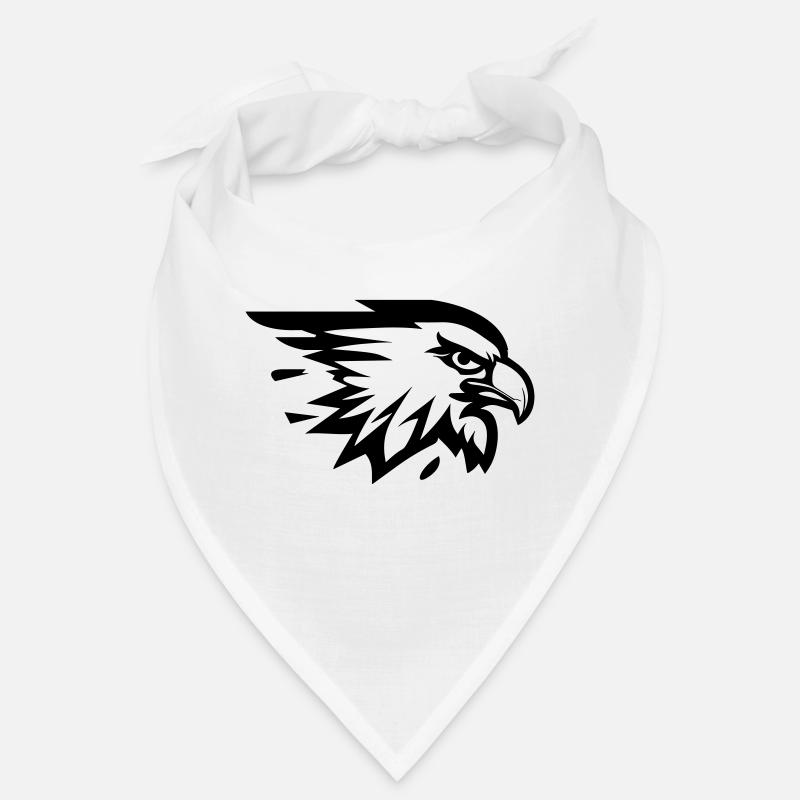 tête d'aigle avec aile en profil Bandana