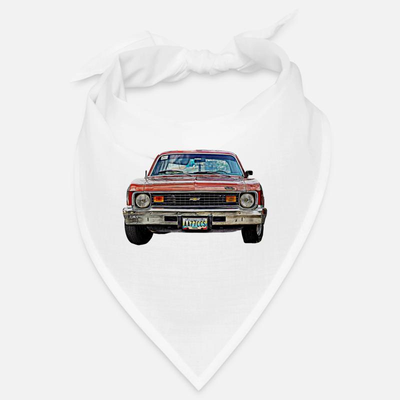 Oldtimer USA nova - Bandana - Weiß