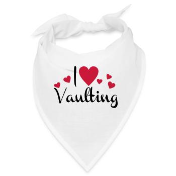 voltigieren - Bandana - Weiß - Vorne