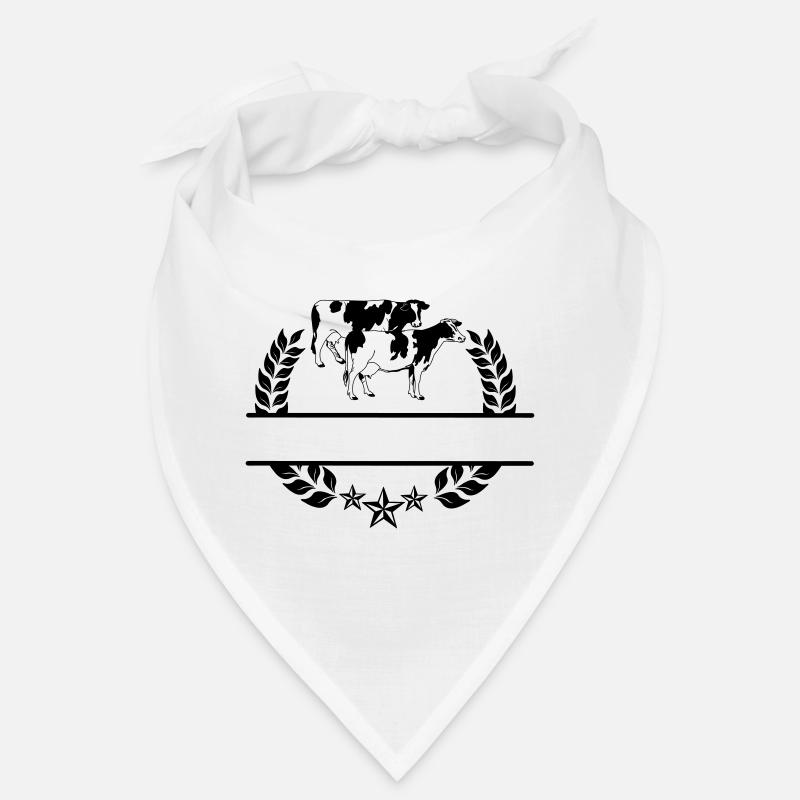 Monogramme de vaches Bandana