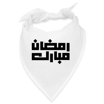 Ramadan Mubarak, Ramadan Mubarak 2023 - Bandana - Weiß - Vorne