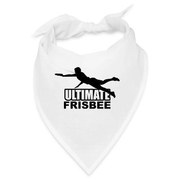 Frisbee Wurfscheibe Sport - Bandana - Weiß - Vorne