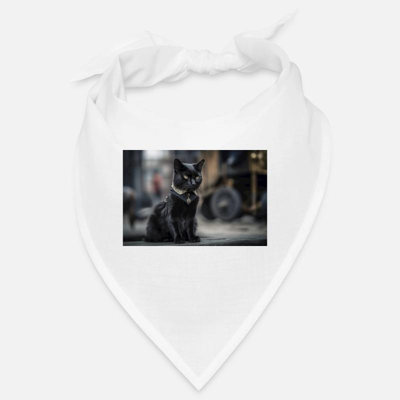 Cat Black 9 Bandana