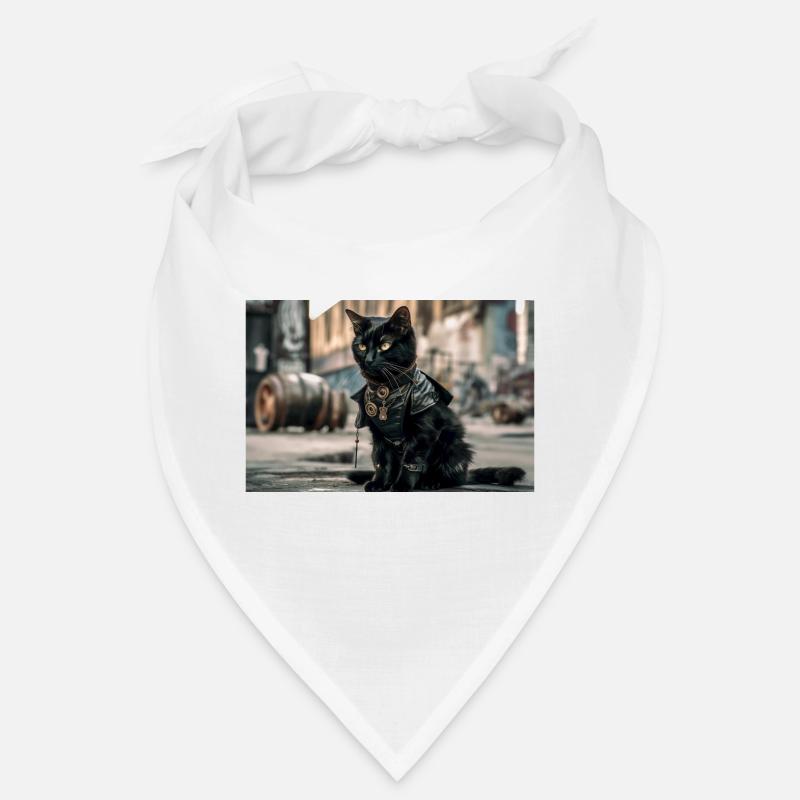 Cat Black 5 Bandana