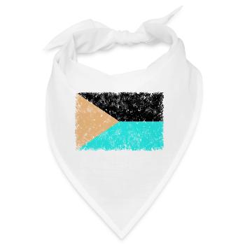 Tschechien INVERS - Bandana - Weiß - Vorne