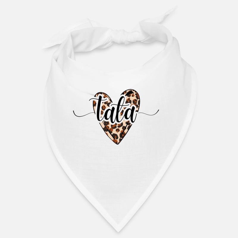 Tata coeur léopard tendance Bandana
