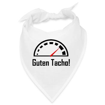 Guten Tacho – Du liebst die Geschwindigkeit - Bandana - Weiß - Vorne