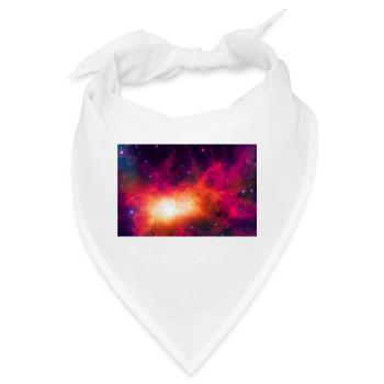 Kosmischer Nebel im Weltraum 1 - Bandana - Weiß - Vorne