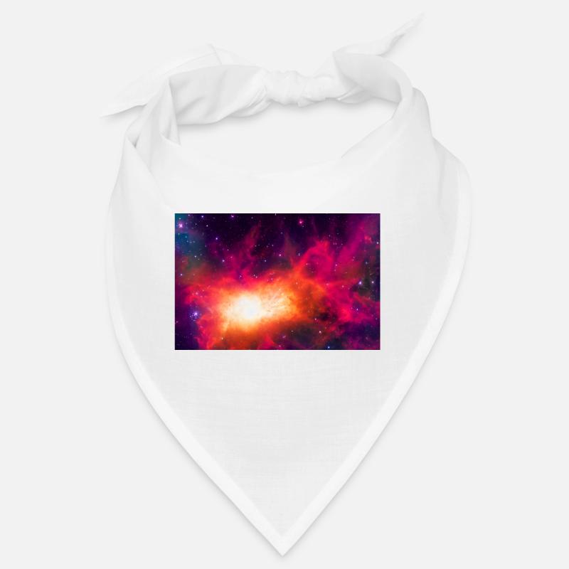 Nébuleuse cosmique dans l’espace 1 - Bandana - blanc