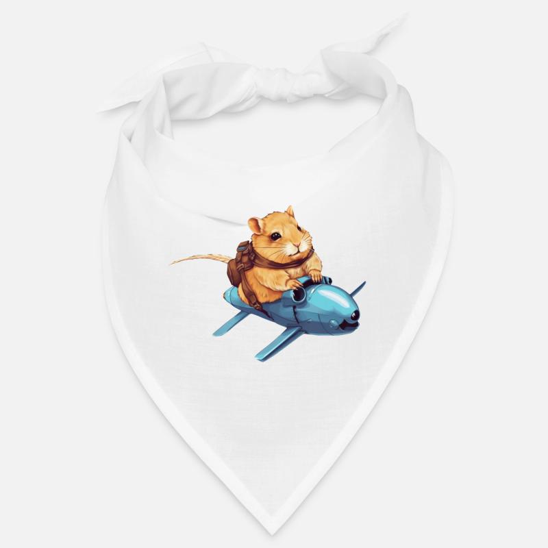Hamster sur Rocket - Funny Space Design Bandana