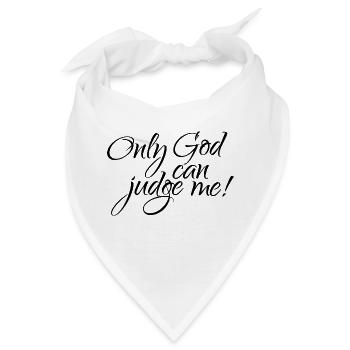 NUR GOTT KANN MICH RICHTEN! - Bandana - Weiß - Vorne