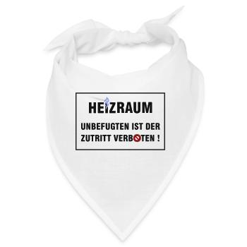 Heizraum Gas - Bandana - Weiß - Vorne