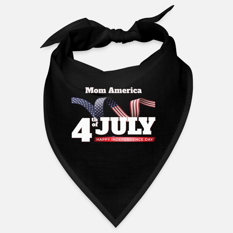 4. Juli Flaggendesign Mom Amerika Bandana