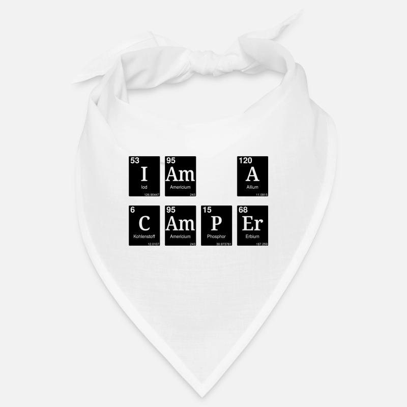 I am a camper - Bandana - Weiß