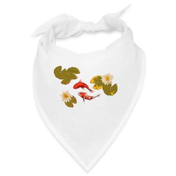 Meerestiere - Bandana - Weiß - Vorne