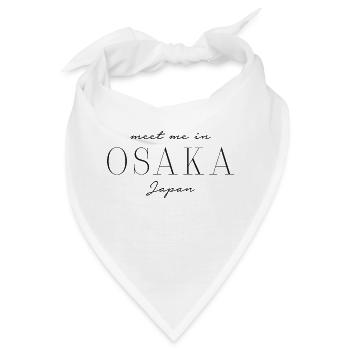 Meet me in Osaka - Bandana - Weiß - Vorne