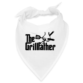 Der Grillvater - Bandana - Weiß - Vorne