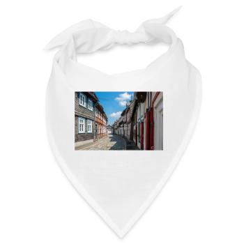 Altstadt Goslar Niedersachsen - Bandana - Weiß - Vorne