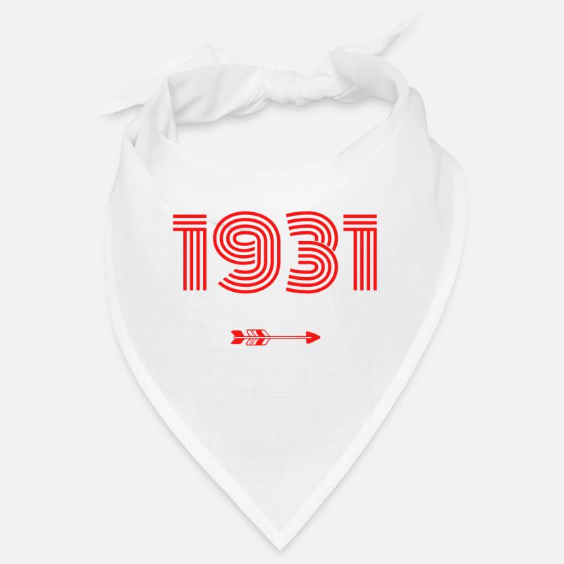 Né en 1931 - Bandana - blanc