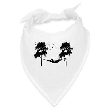 Hängematte im Paradies - Bandana - Weiß - Vorne