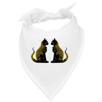 cats - Bandana - Weiß - Vorne