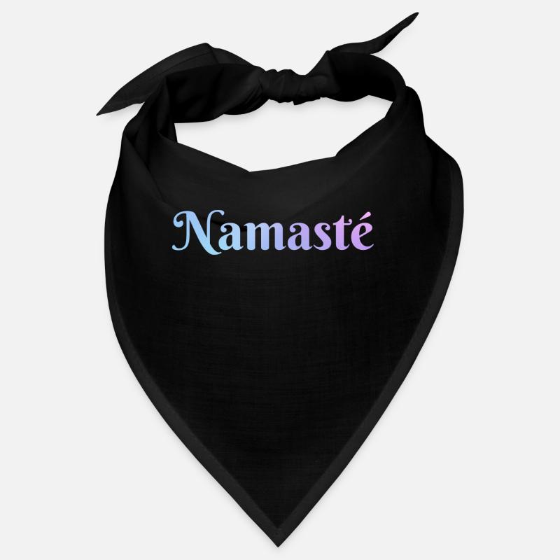 Namaste lettering with magic gradient Bandana