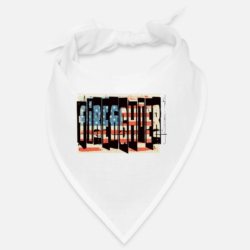 Feuerwehrmann / Pompier - Bandana - blanc