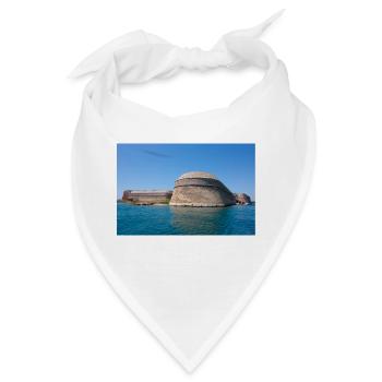 Festung des Hl. Nikolaus, Šibenik-Knin, Kroatien - Bandana - Weiß - Vorne