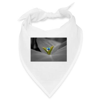 Der Marmor auf der Pflanze - Bandana - Weiß - Vorne