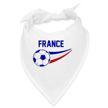 france soccer - Bandana - Weiß - Vorne