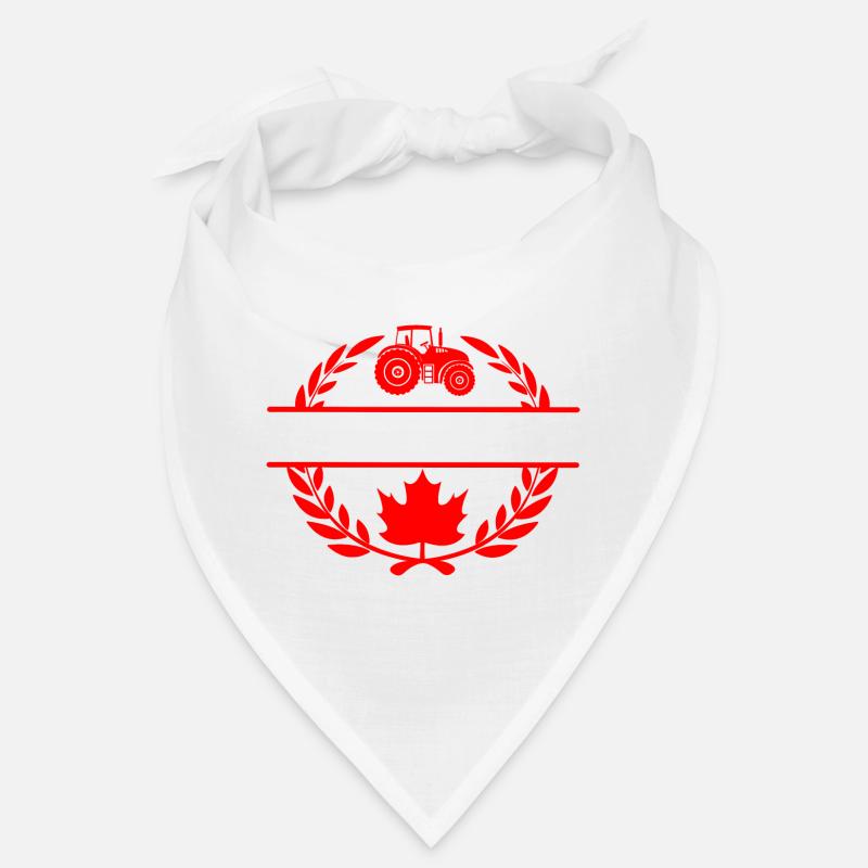 Couronne de laurier de tracteur de feuille d’érable du Canada Bandana