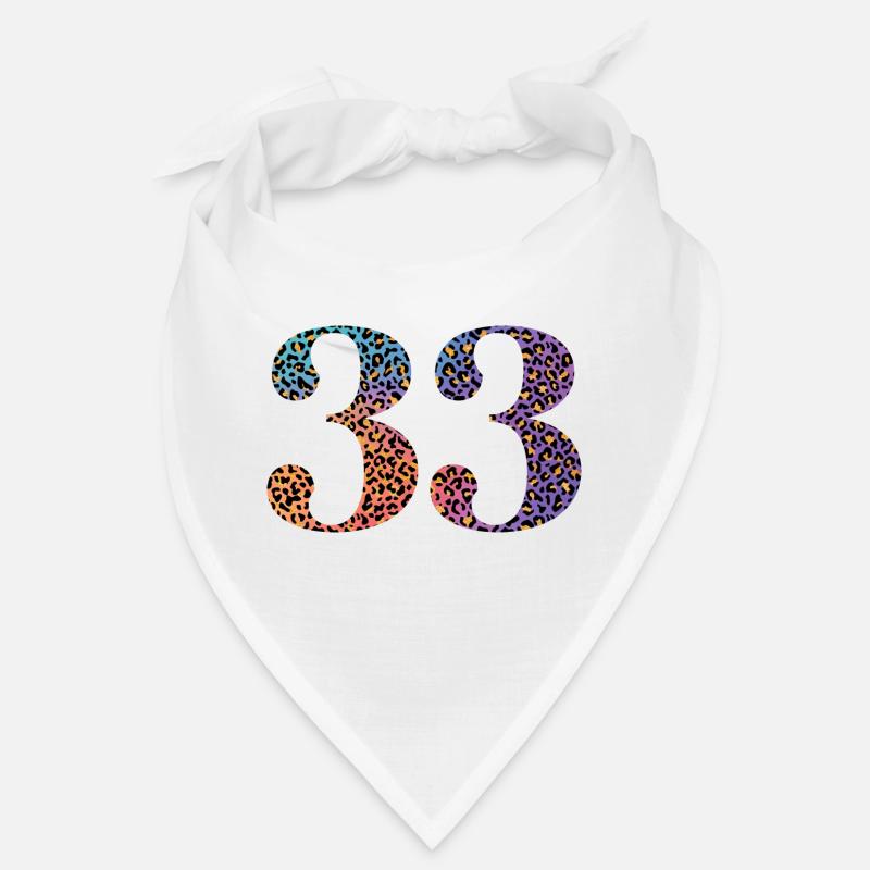 33e anniversaire léopard Bandana