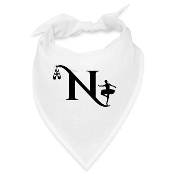Buchstabe n Ballerina - Bandana - Weiß - Vorne
