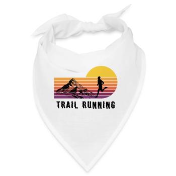 Trail Run Ultra Running Berg Trekking - Bandana - Weiß - Vorne