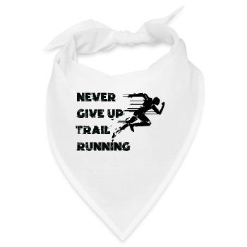 Trail Run Ultra Trail Running Berg Trekking Laufen - Bandana - Weiß - Vorne